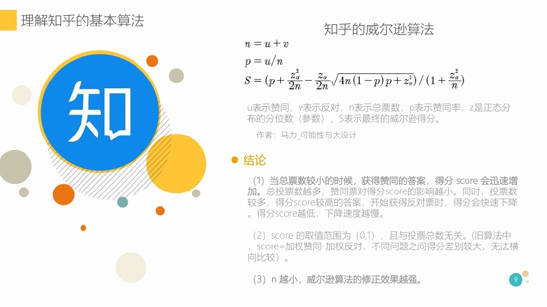 知乎“威爾遜”算法規(guī)則